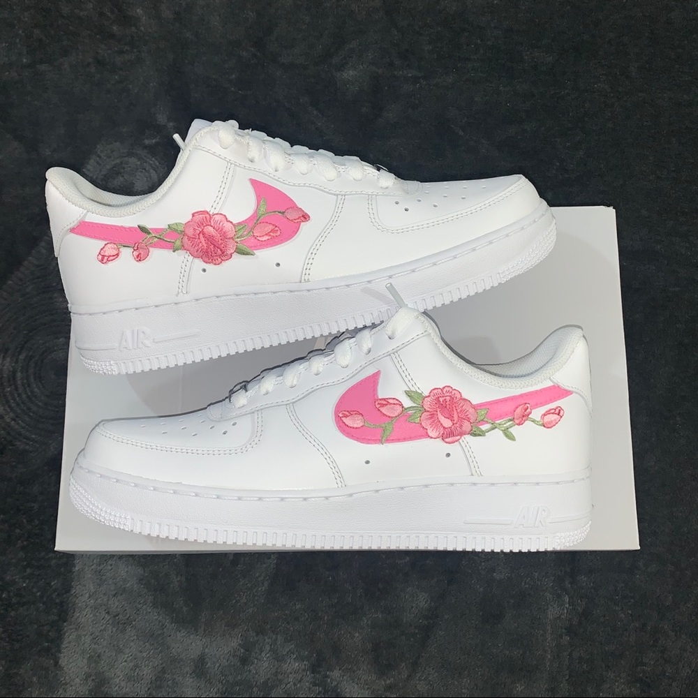 Custom pink rose air force’s - Picture 5 of 5